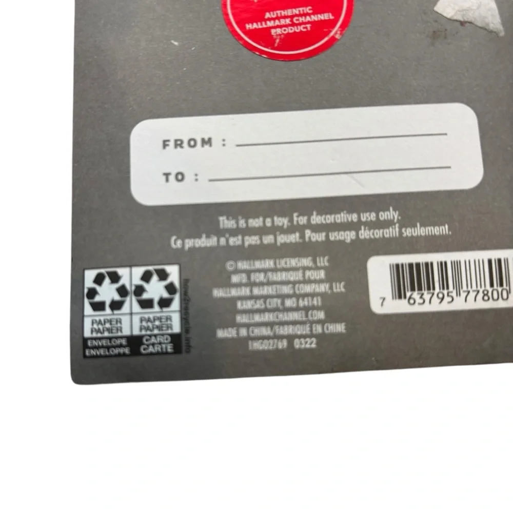 Brand new in Package Hallmark Channel Gazebo Metal‎ Christmas Ornament